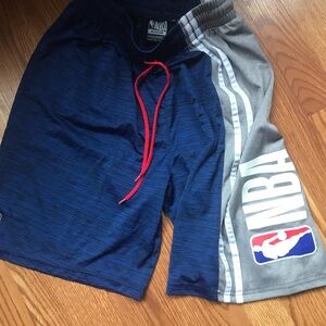 NBA Blue and Gray Athletic Shorts